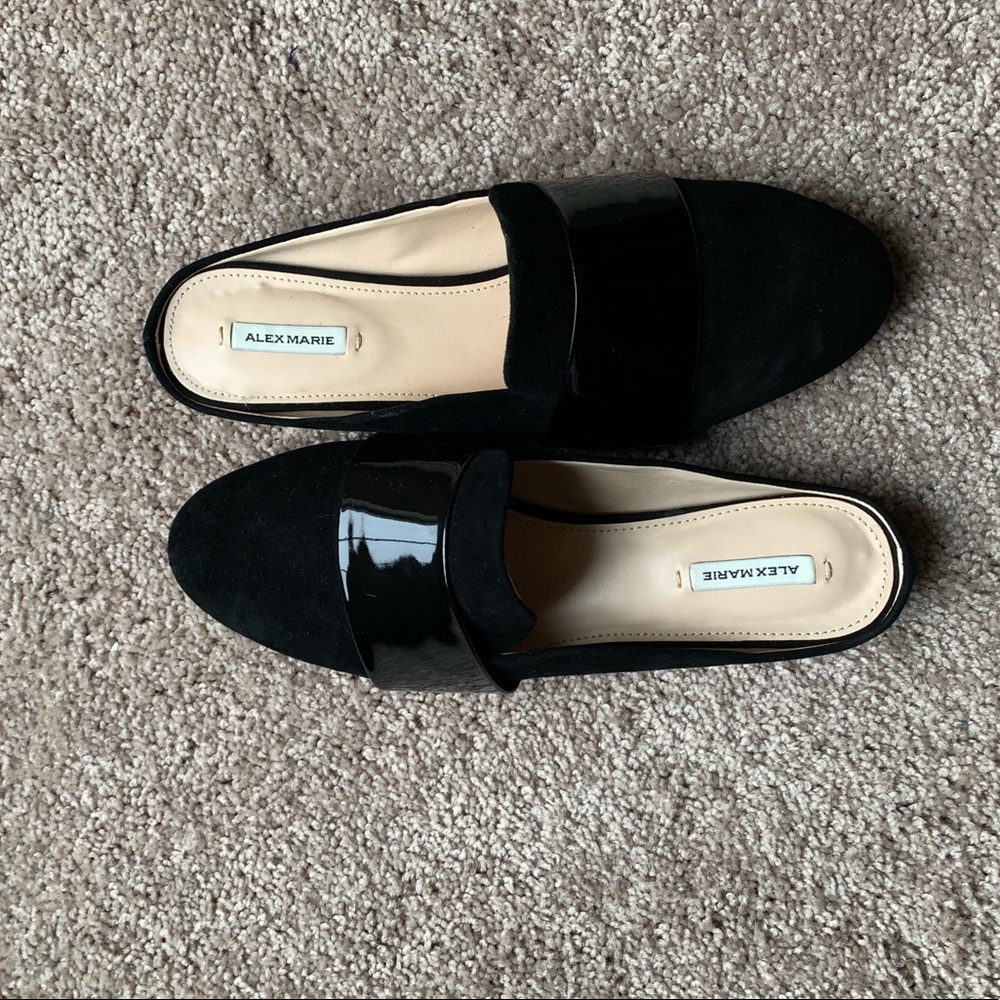 Cecille Leather Dress Mules NEVER WORN